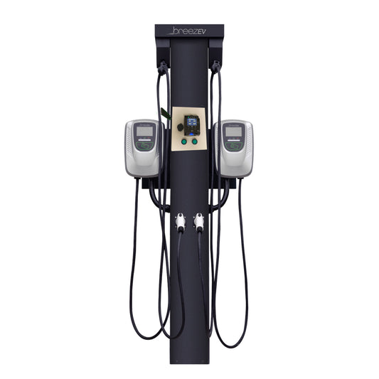 Breeze - PayEnergy Dual Level2 Charger and Pay Stand
