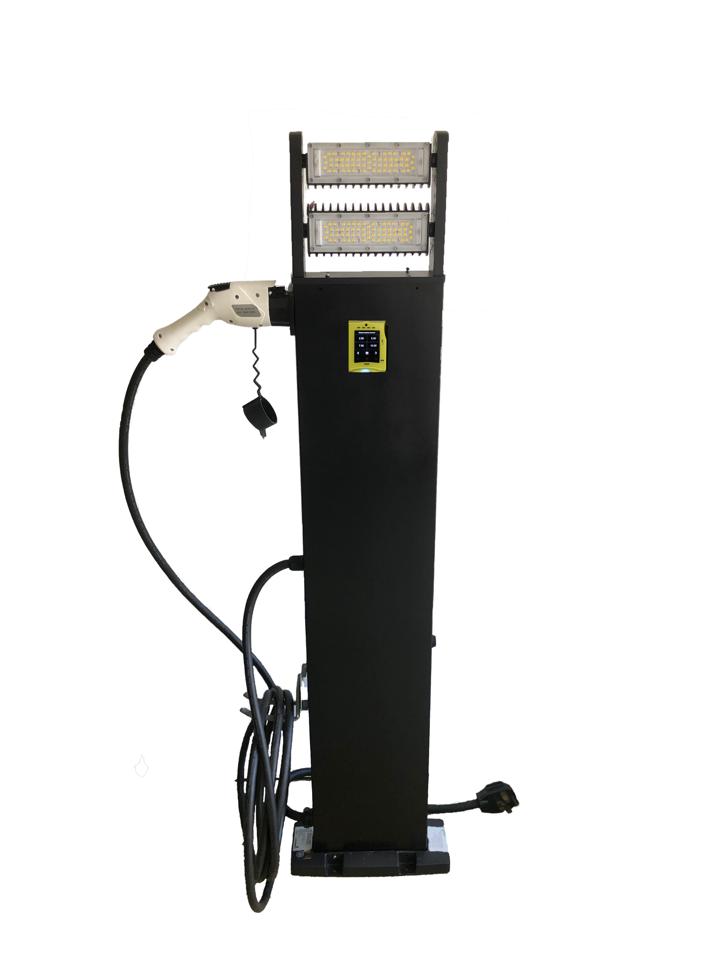 PE 56- PayEnergy Level 2 EV charger Stand 60 inch with Credit card payment system (In Stock)