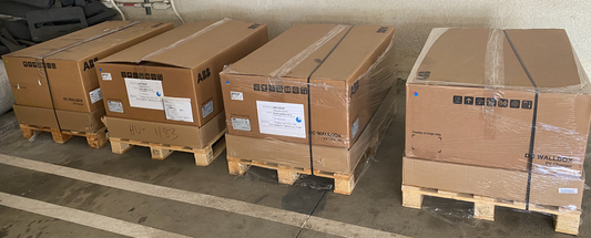 PAYENERGY Receives a new delivery of ABB DC wallbox in stock!
