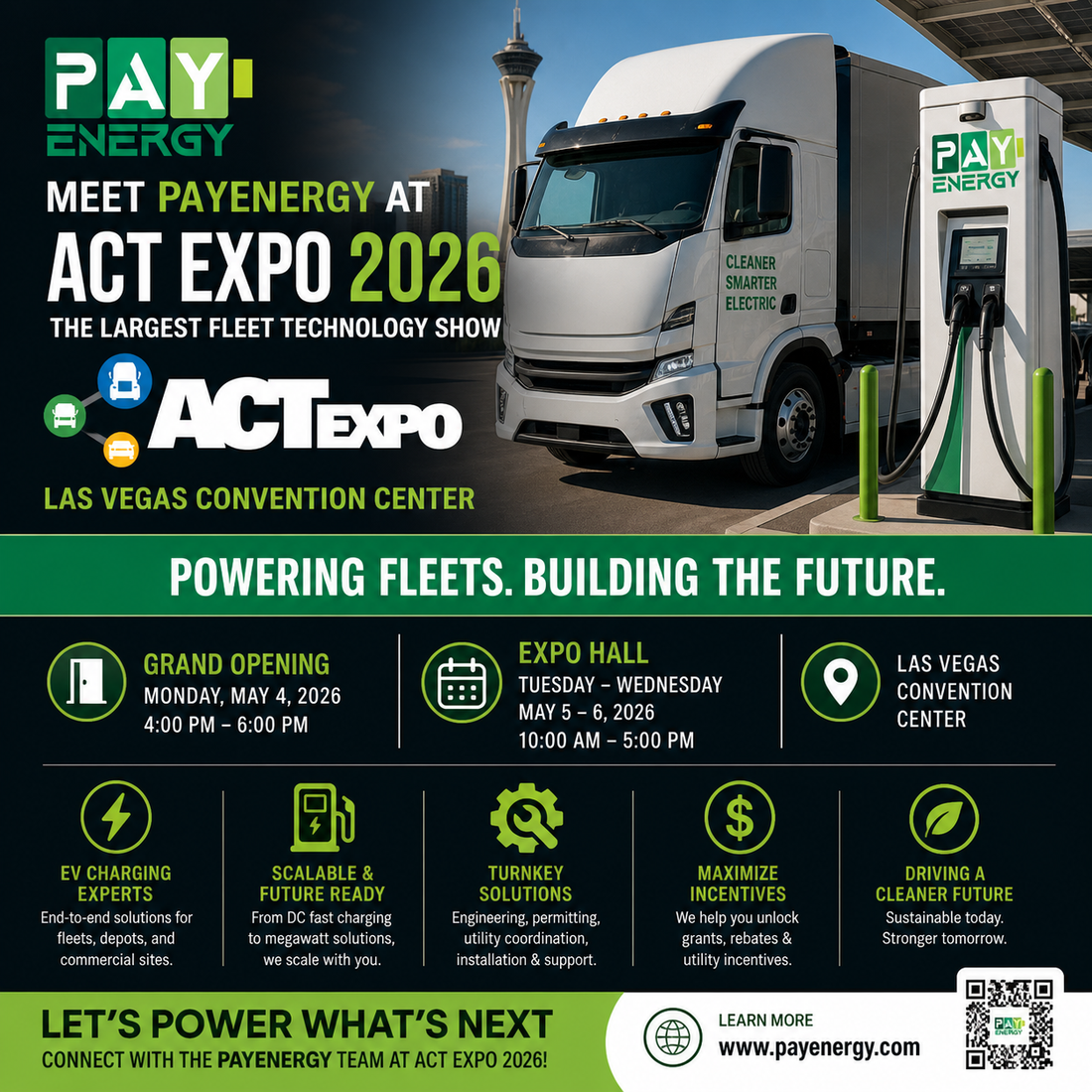 Meet PAYENERGY at ACT Expo 2026  Booth 2323