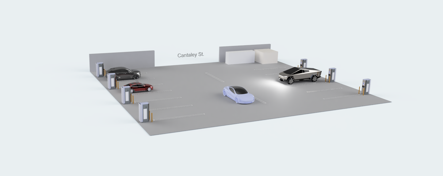 EV Charging Site – 3D Design & Visualization Service