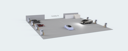 EV Charging Site – 3D Design & Visualization Service