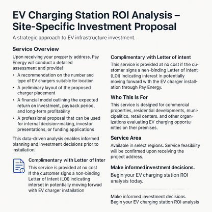 EV Charging Station ROI Analysis 