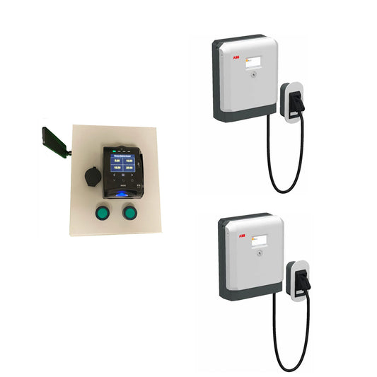 Power Up Bundle: PE 80 PayEnergy Dual channel & ABB Terra DC Wallbox Charger