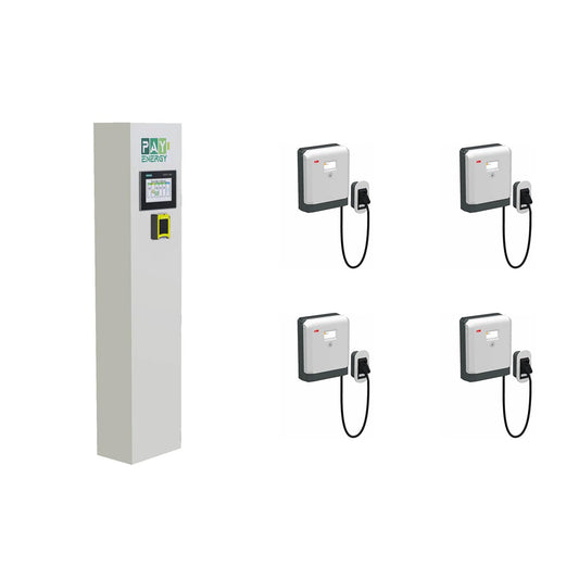 Energy Charging Bundle: PE 250 Pay Stand & ABB Terra Wall Charger
