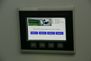 PE 100 Centralized Level 2 Charger Pay Center Wall Mount