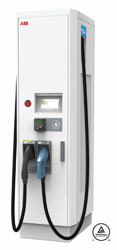 ABB Terra 54 HV Level 3 UL 50 kW DC fast charging station