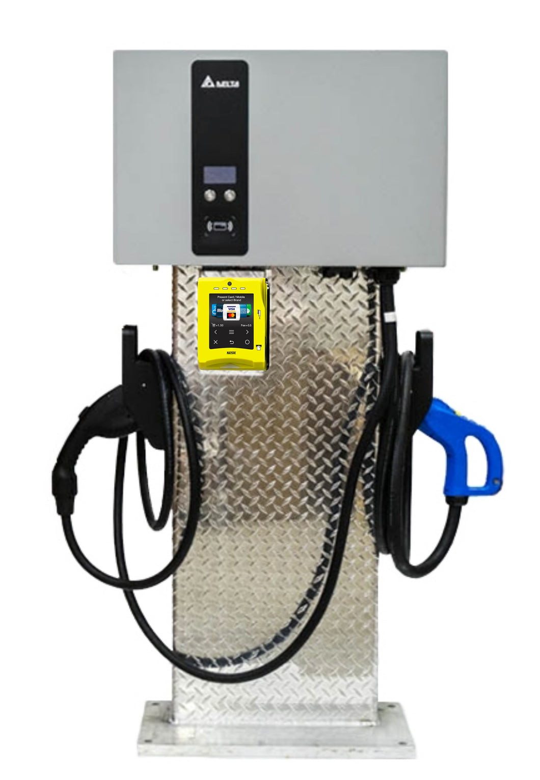 DELTA EV 25KW DC FAST CHARGER DUAL Charger with Credit Card Reader